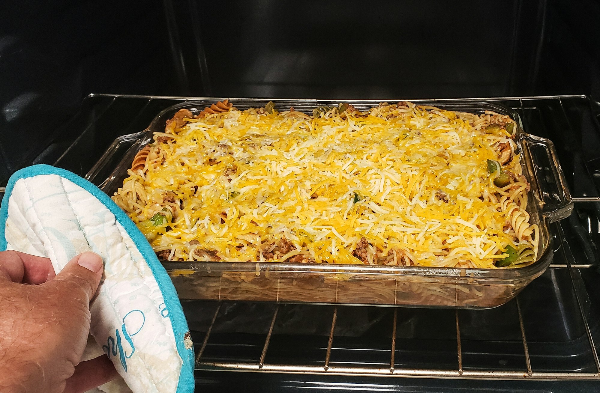 I baked spaghetti last night just in case nobody voted for me in baking challenge just so this one